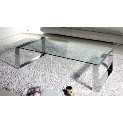 China (Other) Living Room Simple Design Adjustable Modern Tea Tables Furniture Stainless Steel Tempered Glass Luxury Coffee Tables for sale