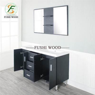 China New Manufacture Full Set Modern Design Customized Bathroom Vanity With Mirror Cabinet for sale