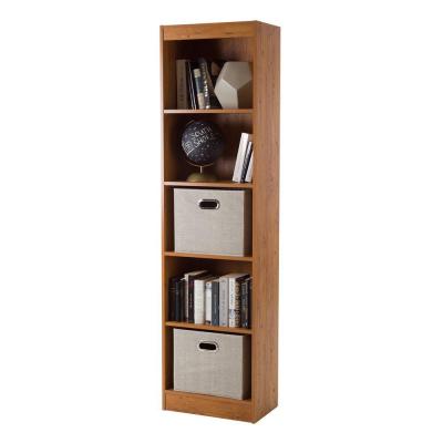 China Large Adjustable Storage Shelf 5 Shelf Particleboard Book Cash Cabinet for sale