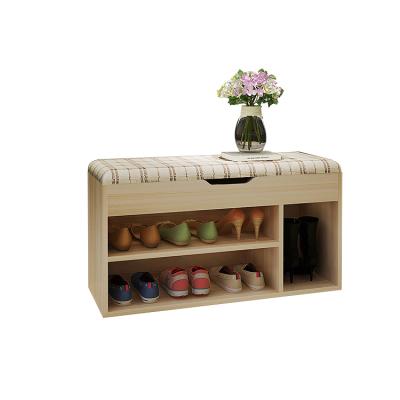 China Save Space Bench Wholesale Cabinet Cushion MFC Shoe Rack Hot Selling Comfortable Cover for sale