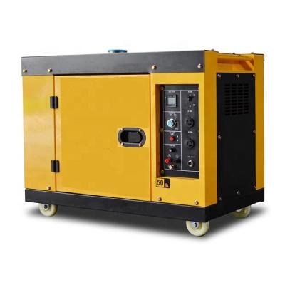 China 5kva 5kw 6kw 7kw 8kw 10kw portable silent diesel generator home use emergency power small genset YC9800T for sale