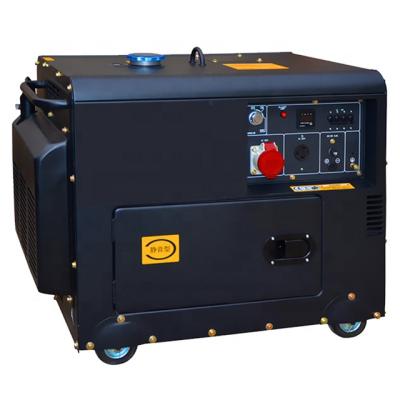 China 5kw 8kw 8kw 12kw silent diesel generator home use single or super 3 phase in stock WSTLP5 for sale