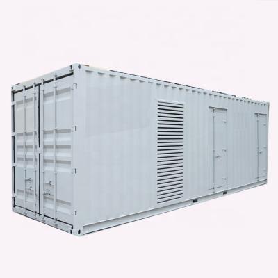 China 1200kw/1500kva containerized generator powered by weichai diesel engine groups standby power WSTLP1200 for sale