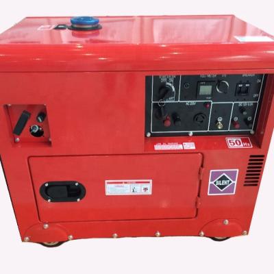 China hot sale 50/60hz multifunctional home use 7kw 8kw single phase silent diesel generator WSTLP8GF for sale