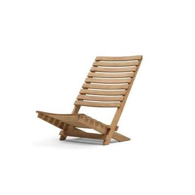 China Factory Good Quality Reasonable Price Wooden Chair Frame Folding Deck Chairs for sale