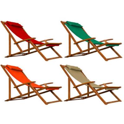 China Reasonable Price Solid Wood Camping Chair Natural Wood Folding Chair With Custom Various Color Of Canvas for sale