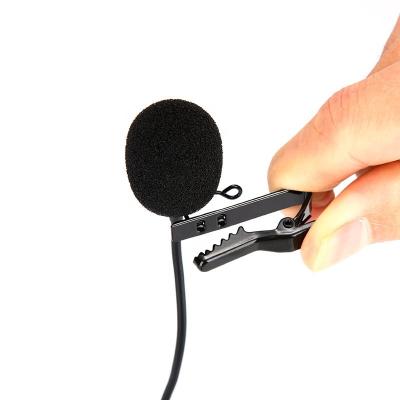 China Lavalier Microphone LituFoto Lightning Interface 3M Length Lavalier Condenser Microphone For Conference for sale