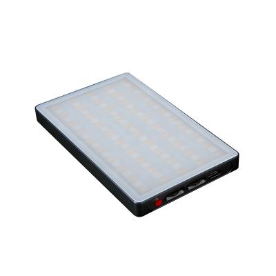 China PORTABLE Rechargeable LED Light Power Bank Full Color LituFoto RGB New Product Panel Photo Video Light for sale