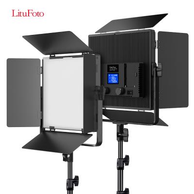 China Film LituFoto Studio Light Youtube LED Camera Vlogging Video Photographic Lighting Light for sale