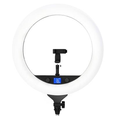 China LituFoto LED Ring Light Fill Light with App Remote Control Match with Tripod Stand and Mobile Phone Clip for sale