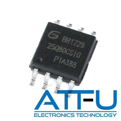 Chine Conjuguent/éclair IC, la puce GD25Q80CSIG du quadruple 8Mb SPI d'IC de mémoire instantanée pour des moniteurs d'affichage à cristaux liquides à vendre