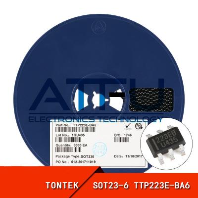 China Einfachkanal-Note des Noten-Detektor-TTP223E-BA6 SOT23-6 befestigt Sensor-Chip zu verkaufen