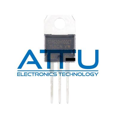 China Niedriges Durchsickern-gegenwärtige Energie-Gleichrichterdiode/Energie-Schottky-Gleichrichter 100 V STPS30H100CT zu verkaufen