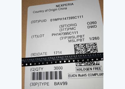 China Transistor alto da condutibilidade IGBT/tensão de alta velocidade 75V do diodo de interruptor BAV99 à venda