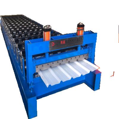 China Roof sheet production double layer corrugated ibr tile forming machine roof and wall sheet roll forming machine for sale