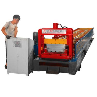 China Building Material Shops Steel POS Seam Roll Forming Machine / Metal Roof Machine POS Seam for sale