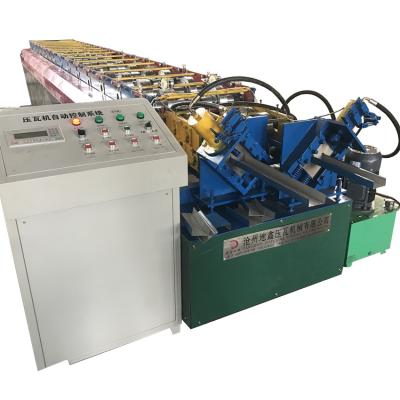 China Hotels Light Home Steel Keel Roll Forming Machine / Drywall Light Steel Material Keel Roll Forming Machine for sale