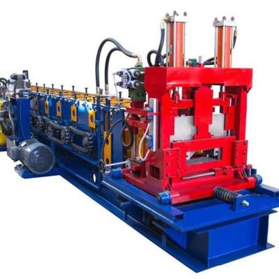 China Hot selling fully automatic operation metal c z adjustable steel purlin profile size adjustable roll forming machine for sale