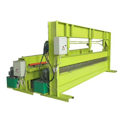 China ROOF 4-6m Manual Steel Plate Pump Cutting Bending Shear Color Forming Machine From Factory Price for sale