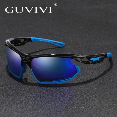 China Fashion GUVIVI sunglasses new sunglasses polarized sunglasses men sports cycling 2019 polarized new models for sale