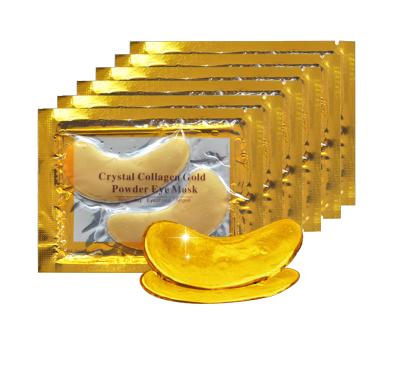 China Anti-Puffiness Private Label 24K Gold Eye Treatment Mask Under Eye Patches for sale