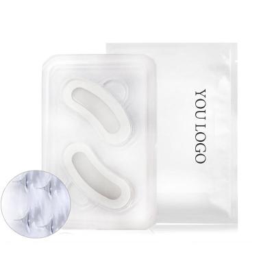 China Anti-Puffiness Private Label Micro Needle Collagen Hydrogel Eye Correction For Dark Circles Eye Mask Collagen Logo for sale