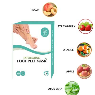 China Foot Exfoliating Organic Skin Foot Mask Foot Mask Foot Skin Remover Dead Foot Whitening Nourish for sale