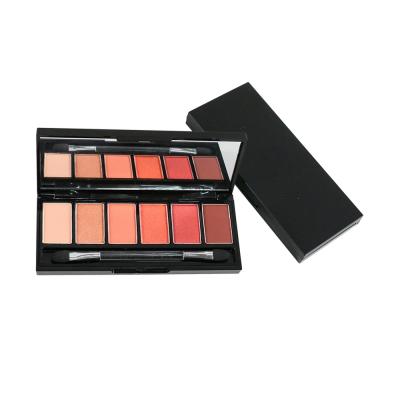 China 6 Colors Collocation Eyeshadow Palette Waterproof Eyeshadow Palette Private Label Eyeshadow for sale