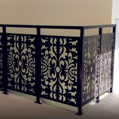 China Powder Coating Black Aluminum Fencing Panels Outdoor Metal Durable zu verkaufen