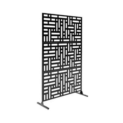 China Square Aluminum Black Fence Panels Outdoor Residential zu verkaufen