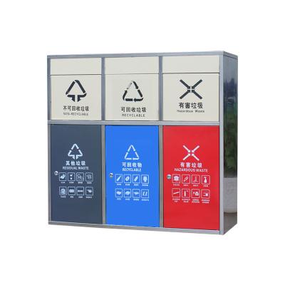 中国 Fire Resistant Trash Bin Cheap Low Price Stainless Steel Trash Bin 販売のため