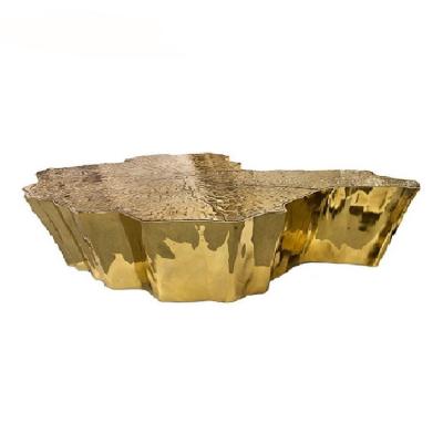 Chine OEM Source Mirror Gold Finish Stainless Steel Block Bench For Shopping Plaza à vendre