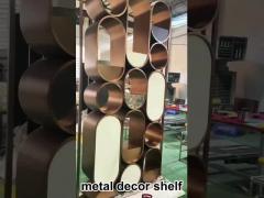 metal decor shelf