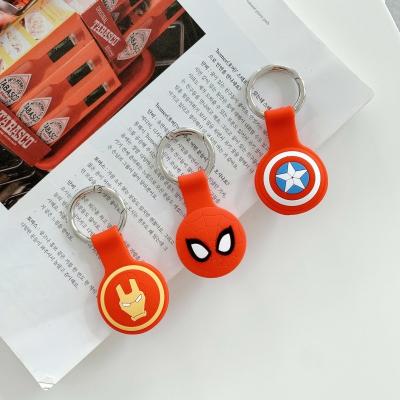 China Wholesale Custom Cute Cartoon Waterproof Airtag Accessories Cover Soft Airtag Case Silicone Key Chain For Apple Airtag Cover Device for sale