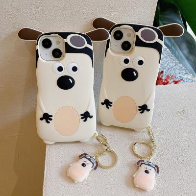 China New Designer Wholesale Cartoon Dog waterproof silicone cover cell phone case for iPhone 6 7 8 plus pro ProMax 14 13 12 11 case for iphone for sale