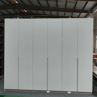 China Modern Wooden Melamine No Handle Wardrobe Factory China for sale