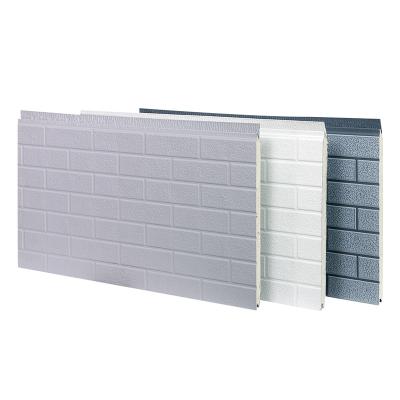 China Modern Cheap Hot Selling Brick Sandwich Panel Wall PU Sandwich Panels For Warehouse for sale