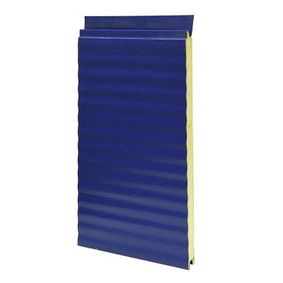 China Modern High Quality Cold Room Exterior Wall PU Polyurethane Insulated Sandwich Metal Panel for sale