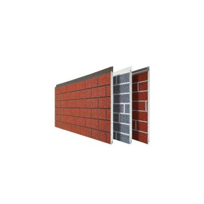 China Modern Durable Quality PU Polyurethane Foam Cold Room Storage Brick Sandwich Panel Wall for sale