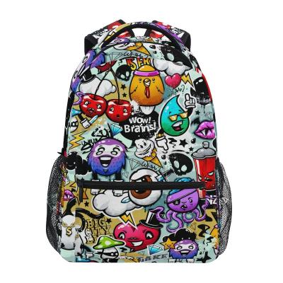 China Custom Cute Schoolbags Travel Backpack School Bag Laptop Bag Printing Durable Anti-theft Waterproof Backpack for sale