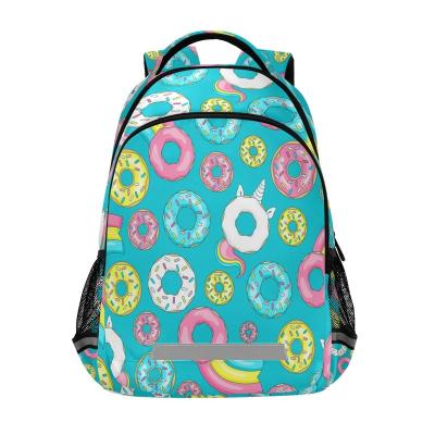 China Custom Donuts Waterproof Hot Selling Cute Toddler Kid School Bags Kids Teenage Girl Backpack for sale