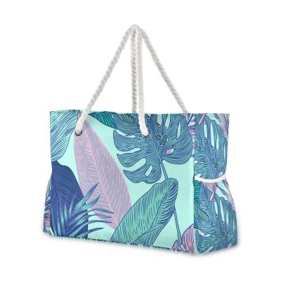 China 100% Reusable Oversized Grocery Tote Beach Bag With Cotton Shoulder Straps From Customer Eco-Friendly Wholesale Market Bag XL for sale