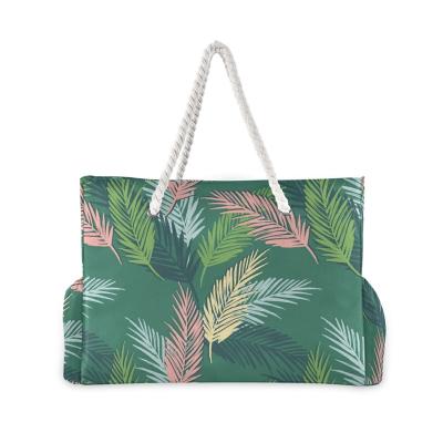 China 100% Eco-Friendly Hot Selling Summer Vacation Shoulder Handbag Beach Handbag Multifunctional Beach Bags From Hawaii for sale