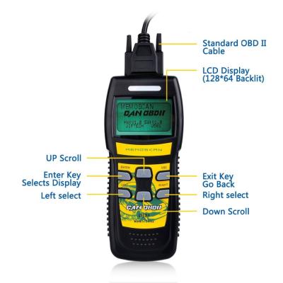 China Selbstscanner Memoscan U581 OBD2, OBDII-Codeleser-Livedaten-Schnittstelle zu verkaufen