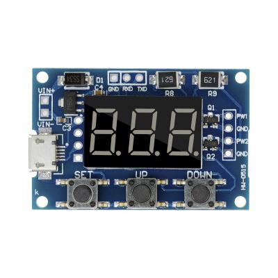 China 2 Channel Dual Way PWM Generator Digital LED Duty Cycle Pulse Frequency Board 5-30V Independent Module 5-30V Power 011618 for sale