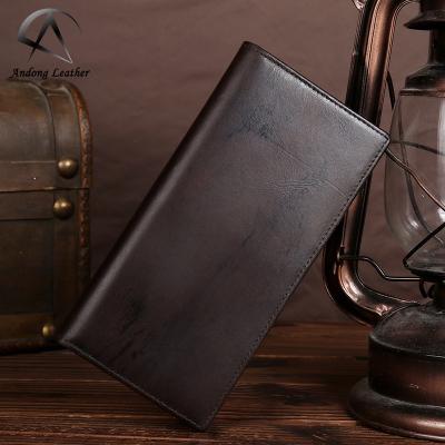 China Long RFID Wallet Purse For Men's Genuine Cow Leather Fashion Clutch Bags Multifunctional Purse Business for sale