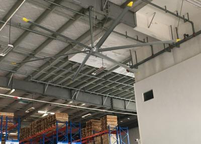中国 アルミ 1.5kw モーター 大きなパドル 巨大な天井ファン 380AC 倉庫用 販売のため