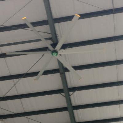 China fan eléctrica de Hvls de la cuchilla grande de la tienda del gimnasio de los edificios grandes 1.0kw en venta