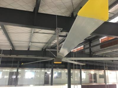 China daisen las fans grandes eléctricas de Hvls del motor sin engranaje del imán permanente en venta