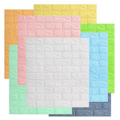 China Modern Factory Directly Supply Custom Interior Wallpaper Brick 2.5mm 3D Wall Stickers For Sale for sale